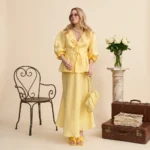 Samra Lace-Up Skirt Set