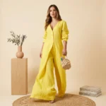 Sanouchka V-Neck Wide-Leg Jumpsuit